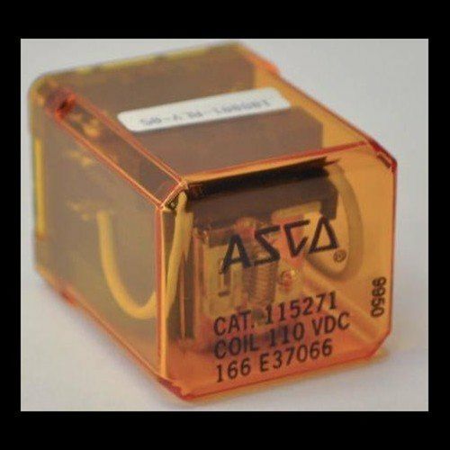 110Vdc Amber Cover Relay For ASCO -Part# 115271