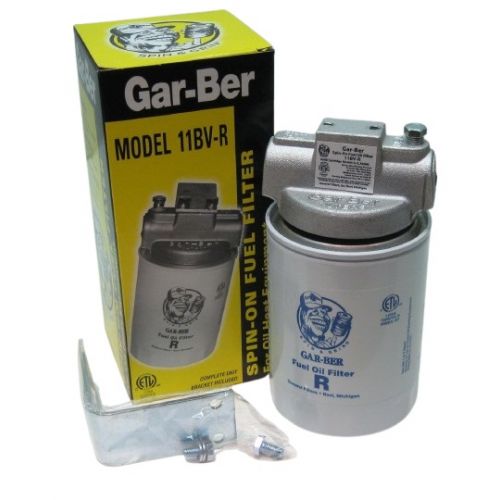 10 Gph Oil Filter W/Bracket 3/8" X 3/8" For Garber -Part# 11BV-R