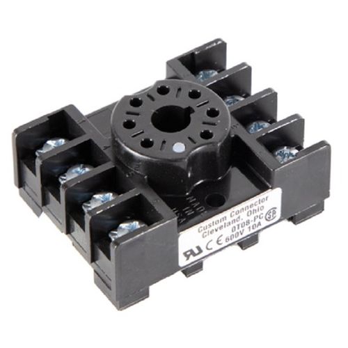 Fulton Boiler 2-40-000422 8-Pin Octal Relay Socket Base