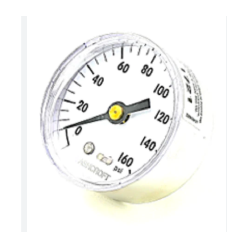 Ashcroft 20W1005SH02B-0/160 2 Inch Gauge,0/160#,1/4 Inch Back Conn