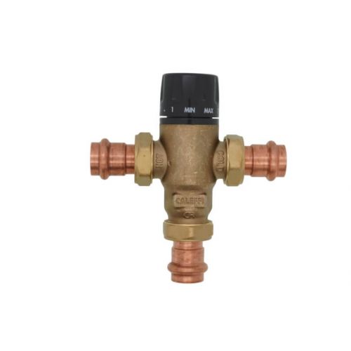 Caleffi 521506A 3-Way Thermostatic Mixing Valve 3/4" Press Connection