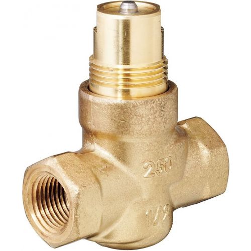 Siemens 59902008 1/2" 2-Way N/C Brass Globe Valve Body 2.5 Cv
