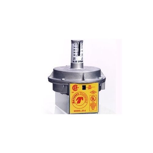 Jd-2 (Grey) Differential Pressure Switch With Grey Spring .1" - 4" W.C. For A.J. Antunes -Part# 801111302