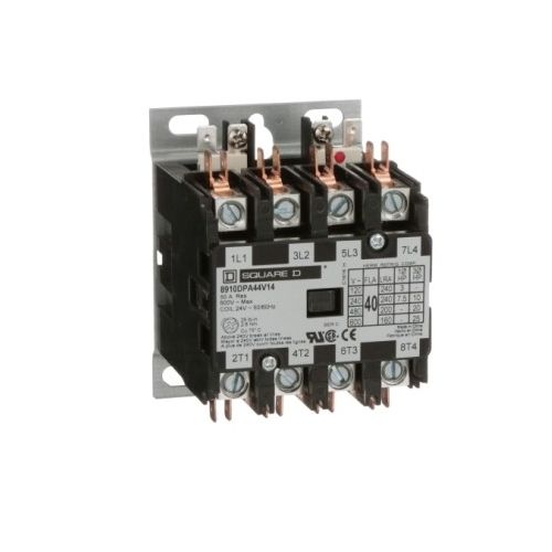 Square D 8910DPA44V14 4-Pole Contactor 40A 24V