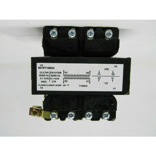 208-120V 100Va Transformer For Schneider Electric (Square D) -Part# 9070T100D3