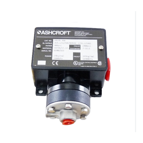 Ashcroft B424VXG6-0/400 0-400# Oil#Switch Spdt