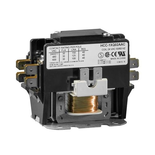 Hartland Controls CON-1/240/40 1P 240V 40A Contactor W/Shunt
