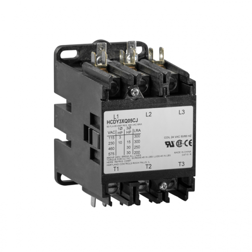 Hartland Controls CON-3/240/60 3-Pole Contactor 60A 240V 