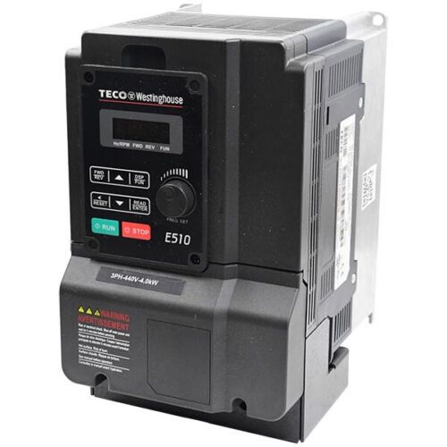 TECO-Westinghouse E510-405-H3-U 5Hp 460V 3P Nema 1 Ac Drive