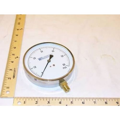 4 1/2"Dial 0-60# 1/4"Npt Lwr For Weksler -Part# EA14B