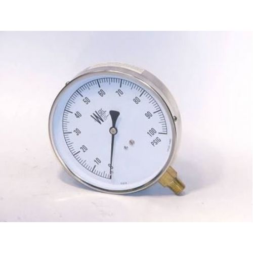 4 1/2"Dial 0-100# 1/4"Npt Lwr For Weksler -Part# EA14C