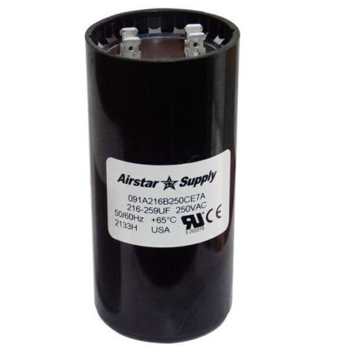 Dodge(Baldor) EC1216C06SP Electrolytic Start Capacitor 216-259uF 250VAC 