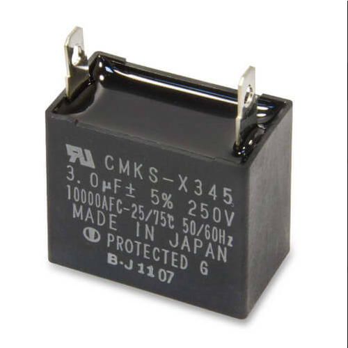 Capac 3 Mfd 250V Rectangle For Carrier Part# Hc91Pd001