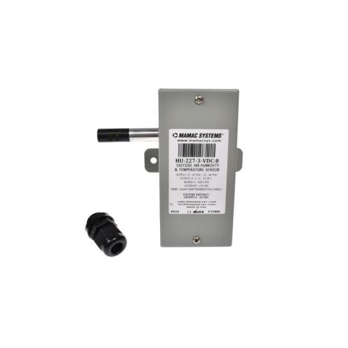 MAMAC Systems HU-227-3-VDC-8 Temperature Sensor: 3% RH Accuracy, 10K Ohm