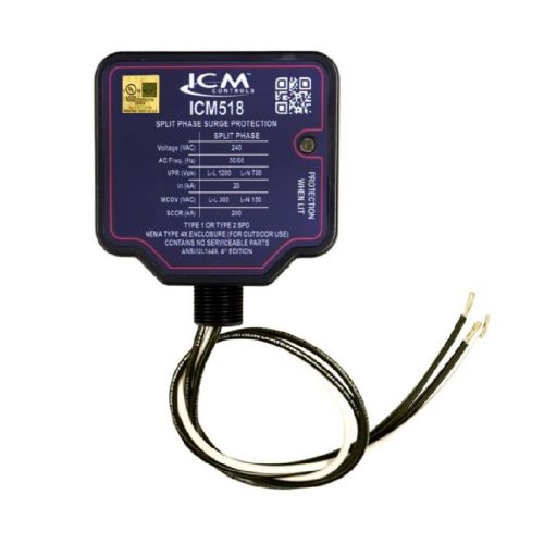 ICM Controls ICM518 AC Split Phase Surge Protector 240V