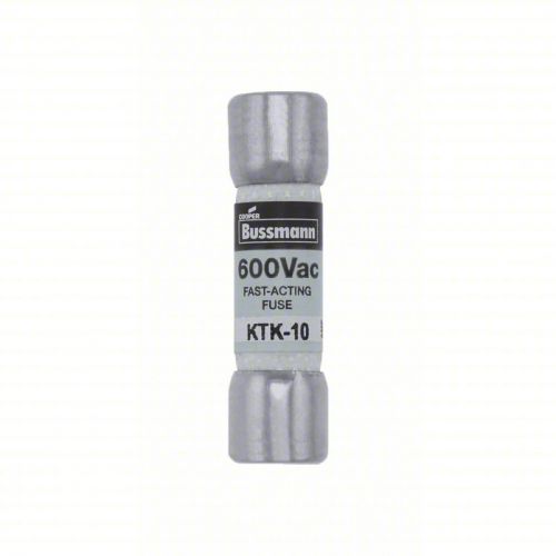 Bussmann Fuse KTK-10 Fast Acting Supplemental Fuse 600V F/A 10 Amp