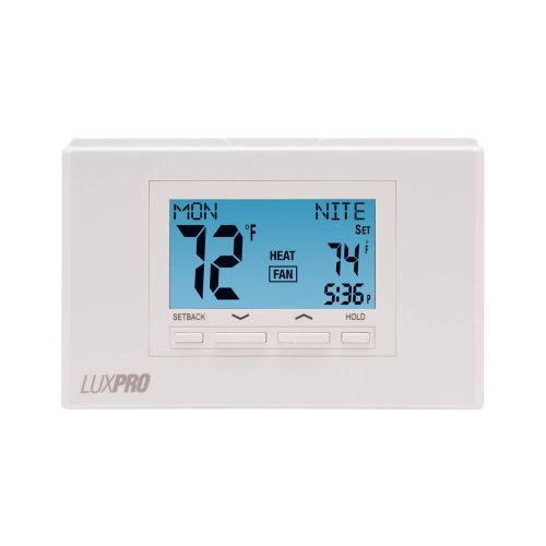 Lux Products P722U-010 7-Dayprogrammable Thermostat 2 Heat 2 Cool