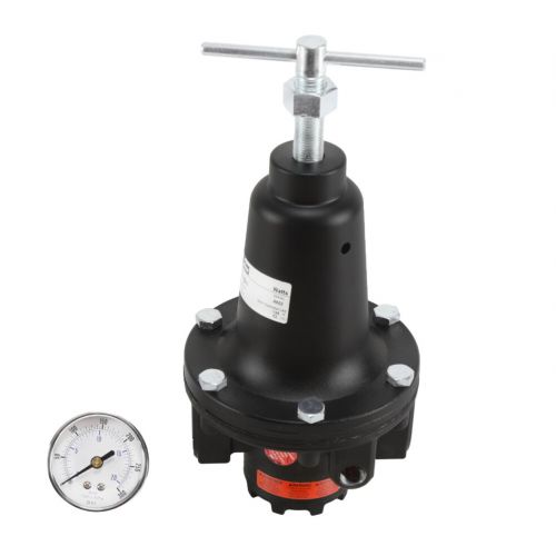 Parker Watts Fluid Air R119-08DG 1" Pneumatic Regulator W/Gauge 0-250 PSI