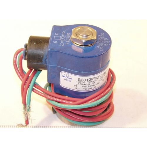 1/4"120Vn/C,0/50# Air/Wtr/Oil For GC Valves -Part# S301GF02V3BE7