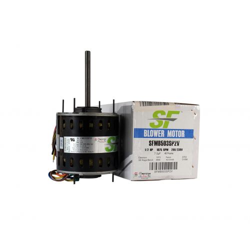 Trane SFMB503SP2V 1/2HP 3Speed Motor 1075 RPM 208-230V Sleeve Bearing Direct Drive