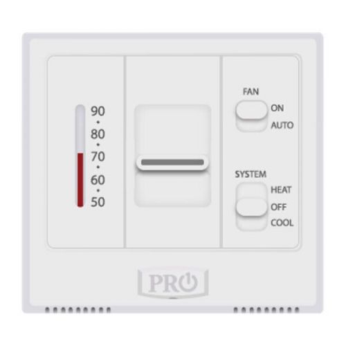 PRO 1 IAQ T501M 3-In-1 Mechanical Thermostat, Non-programmable 1H/1C