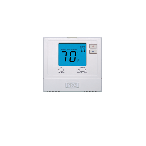 PRO 1 IAQ T701 Non-Programmable Thermostat 1Heat/1Cool 4" Display