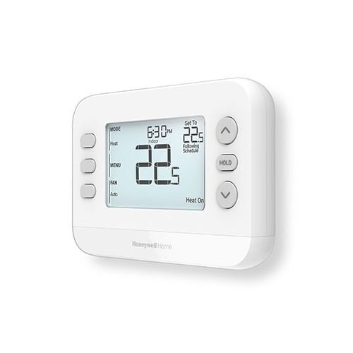 HONEYWELL RESIDENTIAL TH2110U4004 Focuspro Single Stage Thermostat Programmable/Non-Programmable Hardwire Or Battery 24V P200