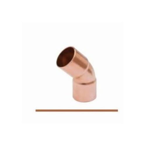 Mueller Industries W03005 1/4" OD 45° Elbow