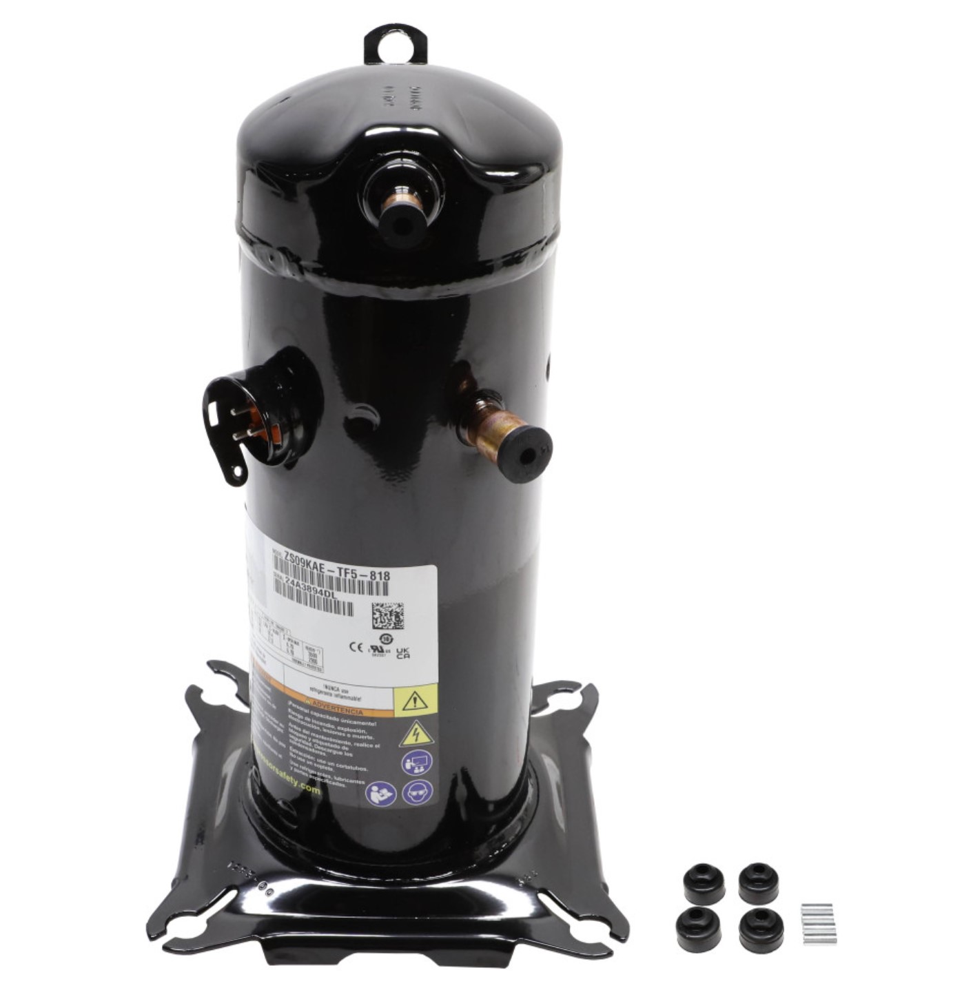 しゅろか様 Copeland ZS09KAE-TF5-818 Scroll Compressor R-22 230V/3PH | PartsHnC