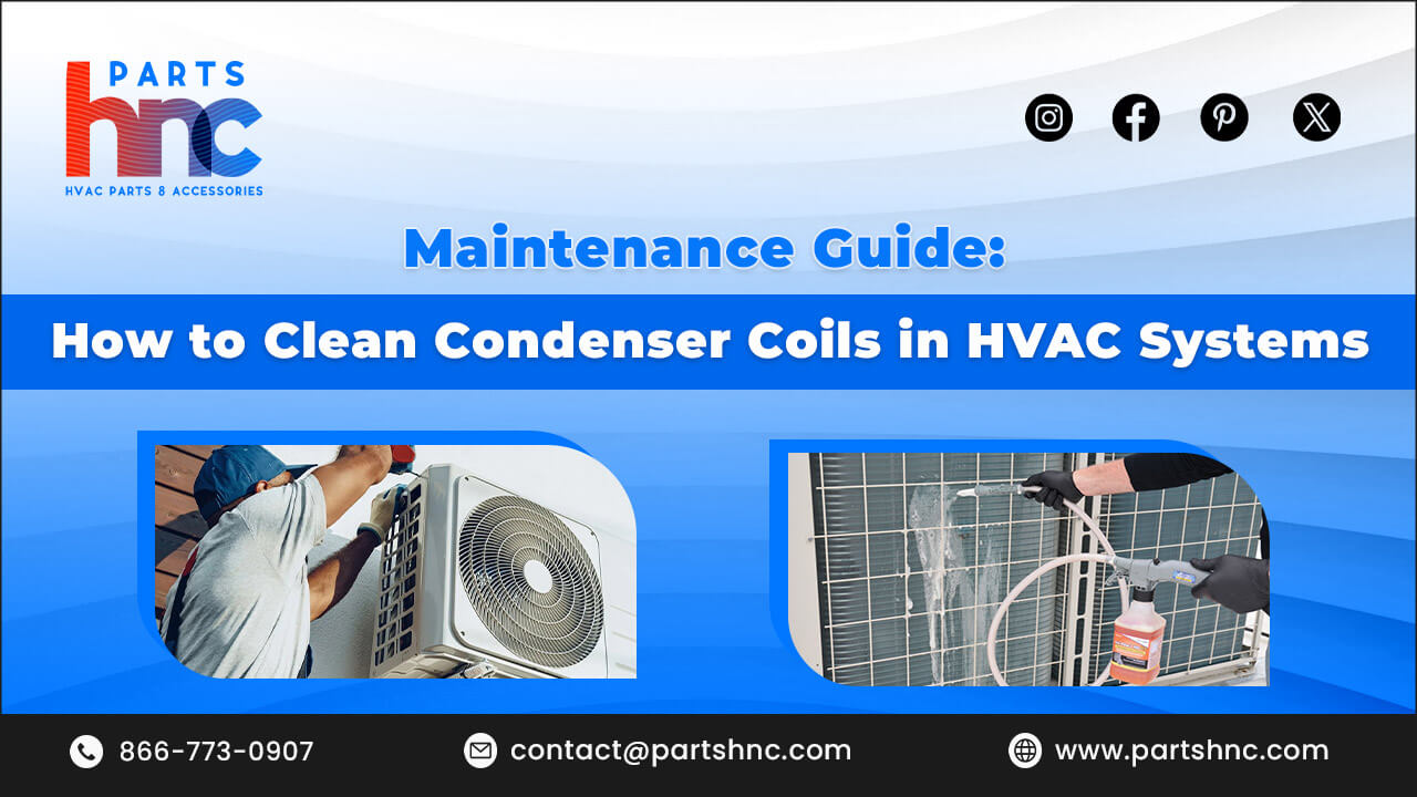 How to clean condenser coils hvac maintenance guide_PartsHnC