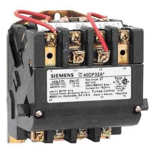 Siemens Industrial Controls 40HP32AA 120/240V 90Amp 3Pole Contactor